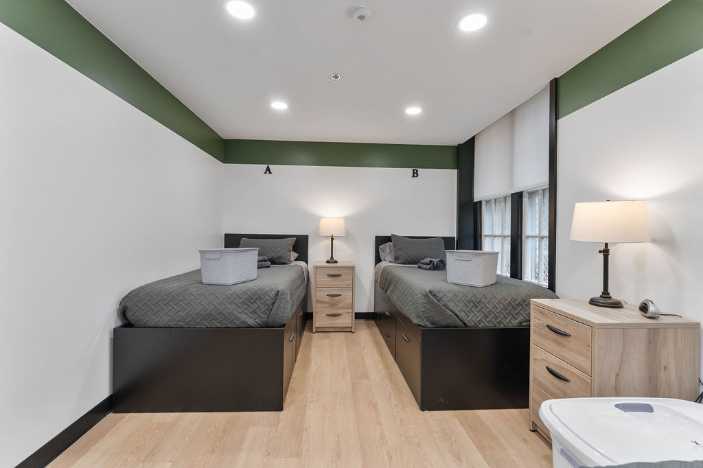 Patient room of our rehab center in Virginia